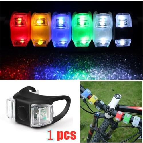 Colorful Silicone Lamp Head Boat Navigation Bike Safety Lights Night Running Lights LED Flash Safety Warning Lamps Emergency