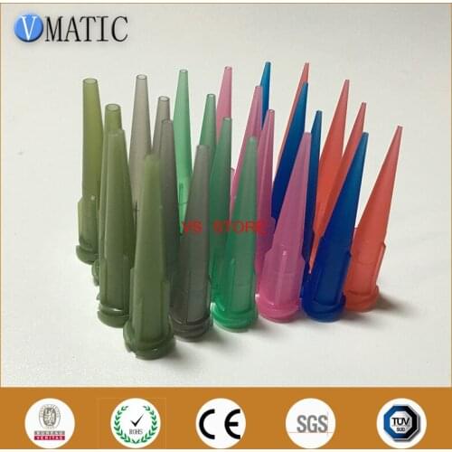 Free Shipping 60Pcs TT Blunt Glue Liquid Dispenser Dispensing Needle Plastic Tapered Needles Tips