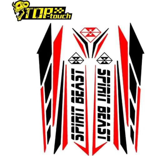 SPIRIT BEAST Motorcycle Sticker Moto Feul Tank Pad Motorbike Stickers Motocross Pegatinas Protector For Honda Yamaha Kawasaki