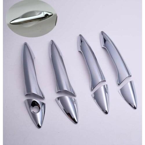 FUNDUOO For Hyundai i30 2012 2013 2014 2015 2016 i35 New Chrome Car Side Door Handle Cover Trim Sticker Free Drop Shipping