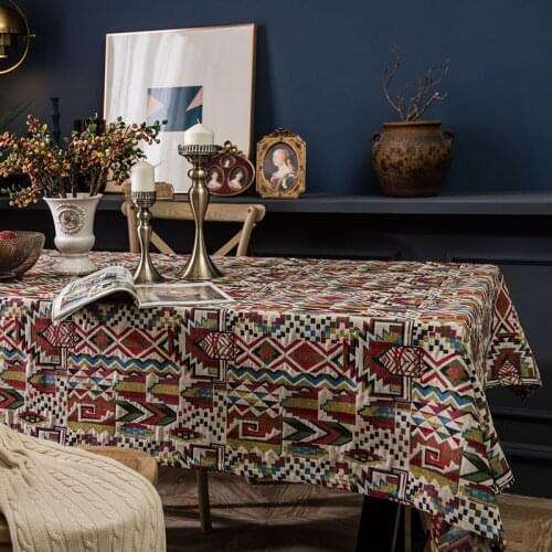 Decorative Table Cloth Cotton Bohemia Tablecloth Rectangular Tablecloths Dining Table Cover Obrus Tafelkleed mantel mesa nappe