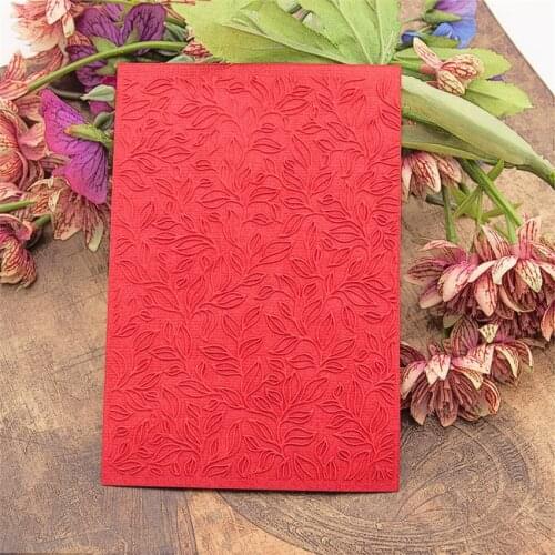 HOT plastic leaf craft card making paper card album wedding decoration clip Embossing folders