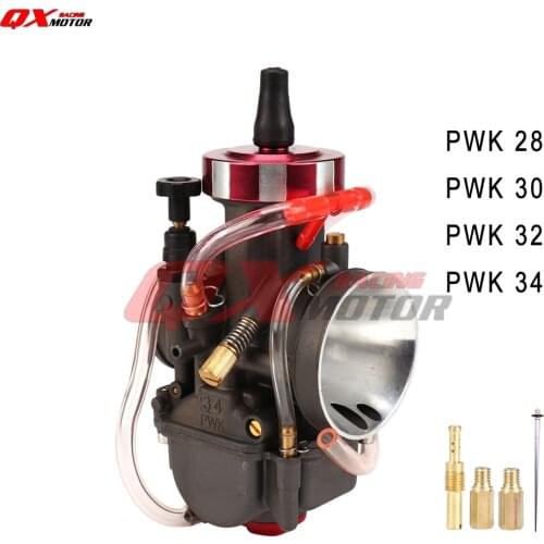 Motorcycle PWK Carburetor 28 30 32 34 mm Racing Carb With Power Jet Carburador For Moped Scooter Dirt Bike ATV Quad Go Kart Kids