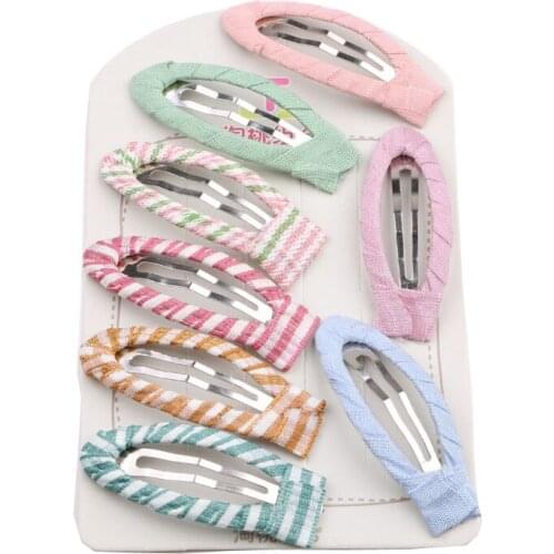 Korean Ribbon All Inclusive BB Clips Clip Hair Pin Girl Baby Handmade Accessories DIY Ornament Material 50pcs 45*15mm