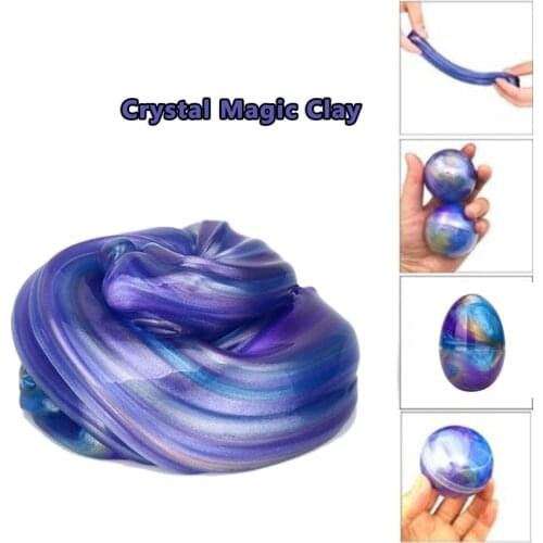 Colorful Crystal Ball Mud Creative Modeling Children Intelligent Magic Shiny Slime Kids Clay Putty Toys