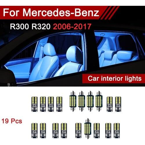 Car interior lights For Mercedes-Benz R300 R320 2006-2017 Car LED Interior lamp modification Trunk Lamp Accessories 2008 2009