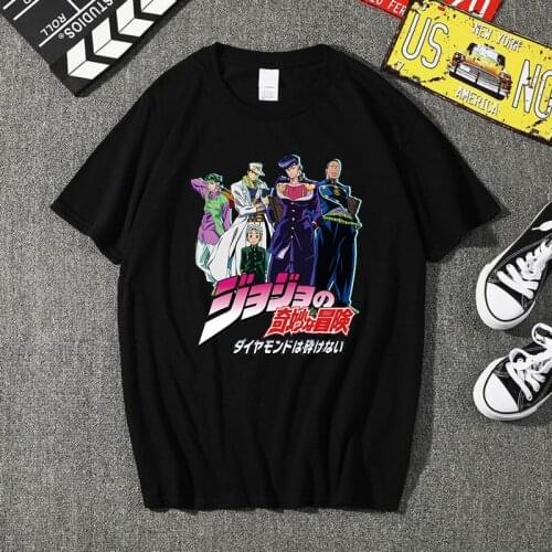 Jojo Bizarre Adventure Printed Short-sleeved Fashion Summer T-shirt Unisex