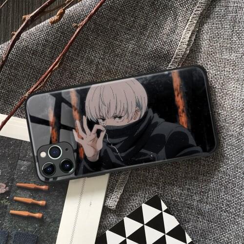 Toge Inumaki Jujutsu Kaisen Anime Soft Silicone Glass Phone Case for IPhone SE 6s 7 8 Plus X Xr Xs 11 12 Mini Pro Max Samsung