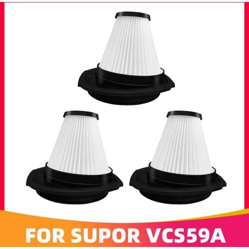 Hepa Filter Spare Parts Kit Cleaning Tool for Supor Handheld VCS59A Accessories Replacement Parts 1pcs 3pcs 5pcs