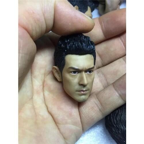 1/6 Scale New Asian Star Head Sculpture Model for 12" Male Action Doll