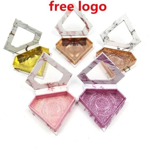 Wholesale Eyelash Packaging Box Empty Lash Packaging with Tray Rectangle Case 25mm Mink Lashes Box Eyelashes Package customlogo