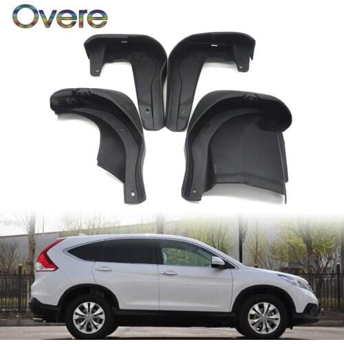 OVERE Car Front Rear Mudguards For Honda CR-V CRV 2012 2013 2014 2015 2016 Car-styling Mudflaps Accessories Fender 1Set MudFlaps
