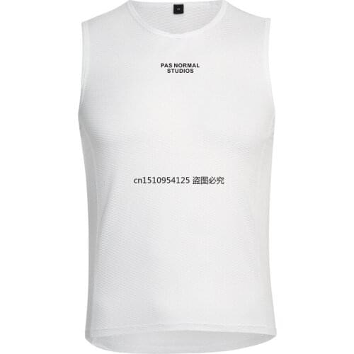 PNS Men Summer Cycling Keep Dry Warm Mesh Vest Bicycle Undershirt White Cycling Sleeveless Vests Clothing Jerseys Bike Sports