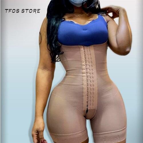 Sculpting Snatched Full Body Shape Wear Open Bust Tummy Control Corrective Underwear For Women Colombian Sheath