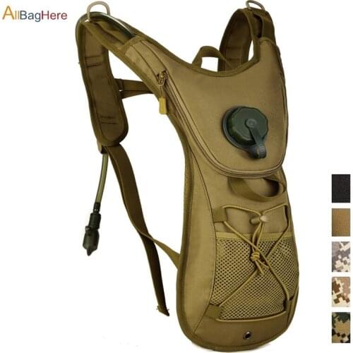 Professional Hydration Backpack 2.5L Military Tactical Backpacks Outdoor Sports Riding Running Hiking Bags Nylon Trekking Unisex