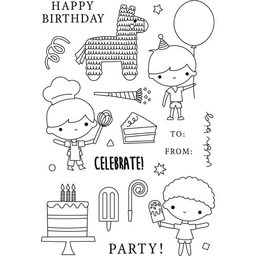 Transparent Clear stamp and cutting dies DIY Silicone Seals Scrapbooking /Card Making/Photo Album Decoration