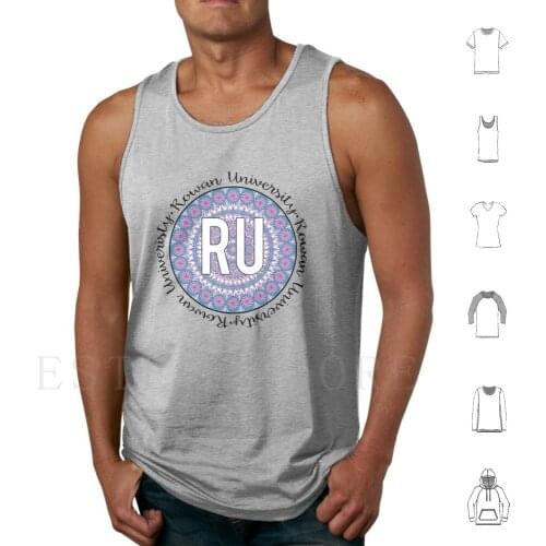 Rowan University Purple Mandala Tank Tops Vest Sleeveless Rowan University Rowan Ru Owl Whoo Ru Nj New Brown And Gold