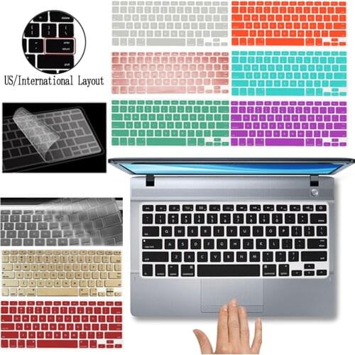 Silicone Soft Waterproof US Laptop Keyboard Cover for Apple Macbook Pro 13" A2251 A2289 2020 A2338 M1/Pro 16" A2141 Keyboard