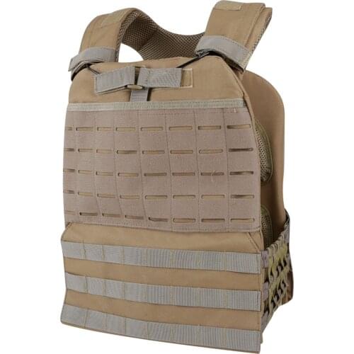 Tactical Plate Carrier Vest Laser Cut Quick Release System Lightweight Cummerbunds Nylon Molle