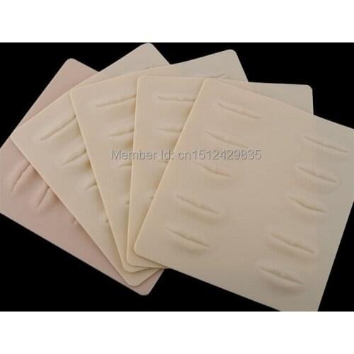 New Arrive 5pcs Tattoo Practice Skin 3D Cosmetic Permanent Makeup Eyebrow Eye Practice Skin Free Shipping