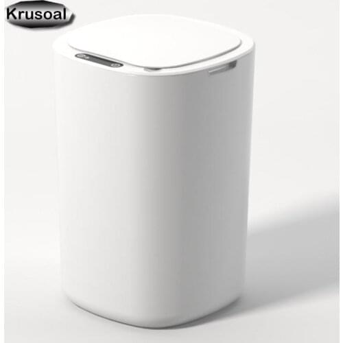 12L Smart Induction Trash Can Automatic Sensor Dustbin Sensor Electric Waste Bin Bathroom for Kitchen Storage Cleaning Tool