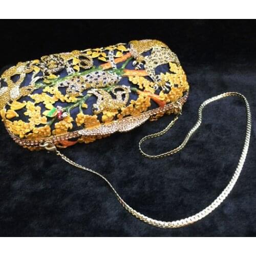 Girl New Diamond Evening Bag Women Metal Clutch Bag Fashion Multicolor Wild Style Wedding Shoulder Bag High Quality Day Clutches