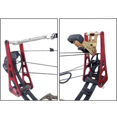 1 Set Archery Compound Bow Press Portable Bracket Adapter Bow Press String Changer for Full Split Ratchet-Loc Press