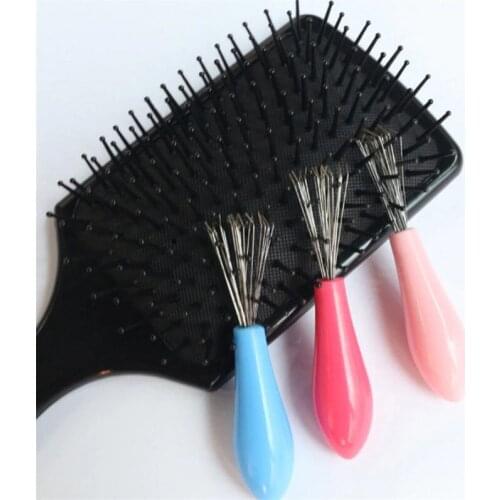 1 Pc Hot sales Mini Hair Brush Combs Cleaner Magic Handle Tangle Shower Salon Styling Tamer Tool Beauty Tool Hair Care