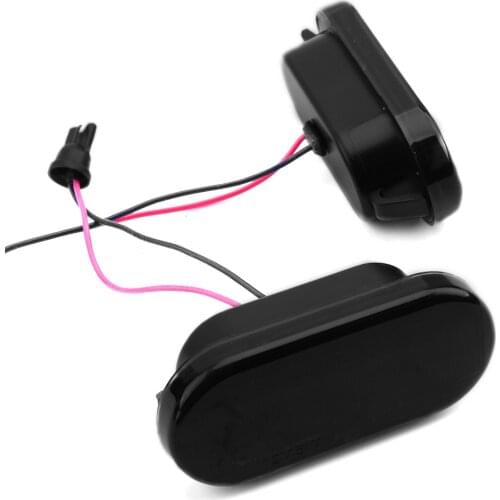 4M5A13K309AA 14805294 1 Pair Dynamic Turn Signal Light LED Side Fender Marker Sequential Fit for Ford Fiesta MK6 Focus Skoda VW