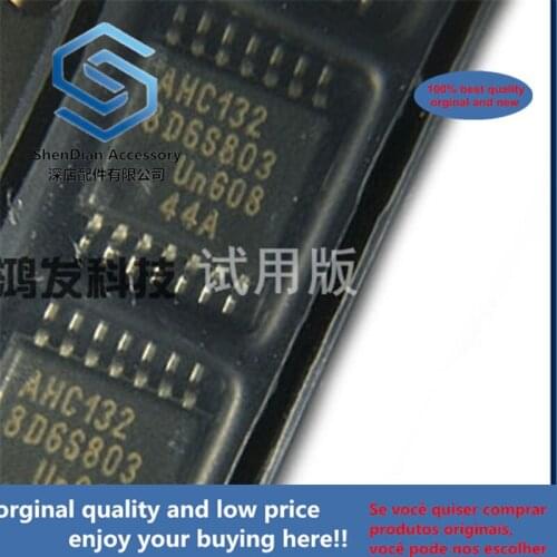 5pcs 100% orginal new 74AHC132PW Four-input two-input logic gate IC chip SMD TSSOP-14