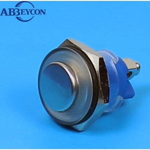 5pcs/Lot IB 1904 19mm High round head momentary screw terminal waterproof momentary push button switch