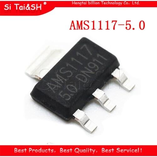 50pcs AMS1117-5.0 SOT223 AMS1117-5V SMD new and original