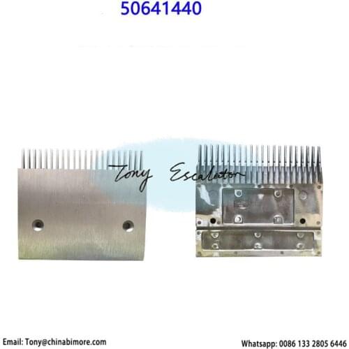 50641440 Escalator Comb Plate Aluminum L205.4mm W180.8mm Hole Space 145mm LEFT 22Teeth