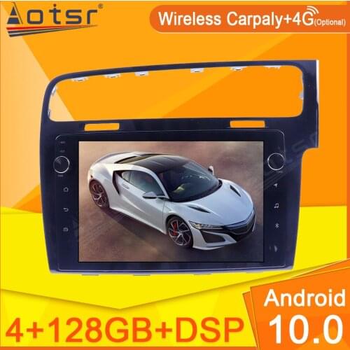 4+128G For Volkswagen Golf RHD 2014 - 2018 Car Radio Video Multimedia Player Navi Stereo GPS Android No 2Din 2 Din DVD Head Unit