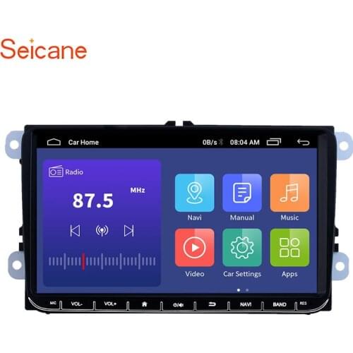 Seicane GPS Car Multimedia Player 2din Android 8.1 Auto Radio For VW/Volkswagen/Golf/Polo/Tiguan/Passat/b7/b6/leon/Skoda/Octavia