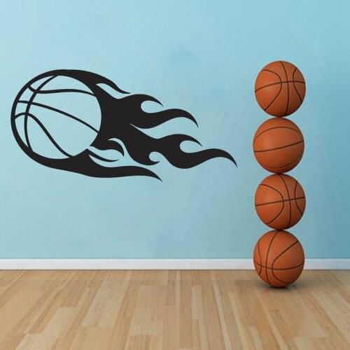 Basketball wall decal Childrens room sports wall decoration for boys room bedroom vinyl sticker home decoration accessories 620