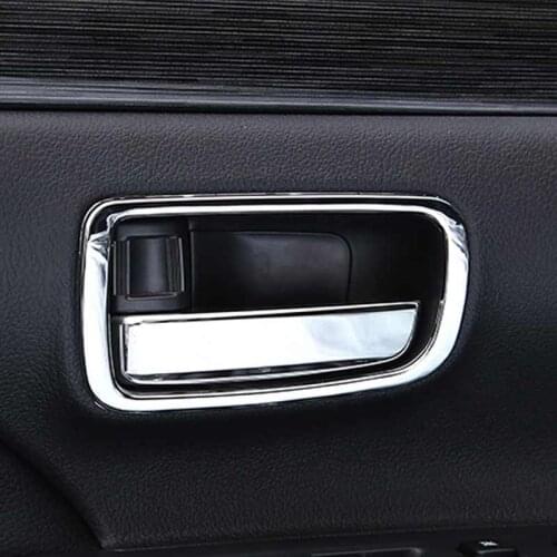 Car Interior Door Handle Bowl Cover Decoration Sticker Sequins For Mitsubishi Outlander 2013-2020 Accessories car styling