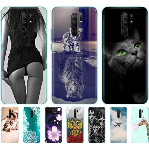 For xiaomi redmi 9 Case Silicon soft tpu Back Cover For redmi 9 6.53 inch etui coque bumper shockproof protective fundas