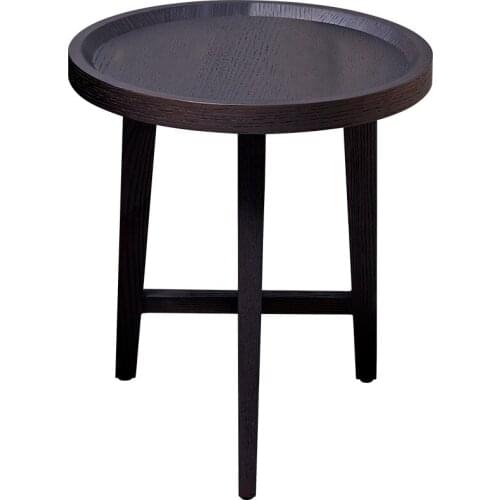 Italian Minimalist Oak Solid Wood Small Side Table Nordic Modern Minimalist Sofa Side Table Corner Table Living Room Furniture