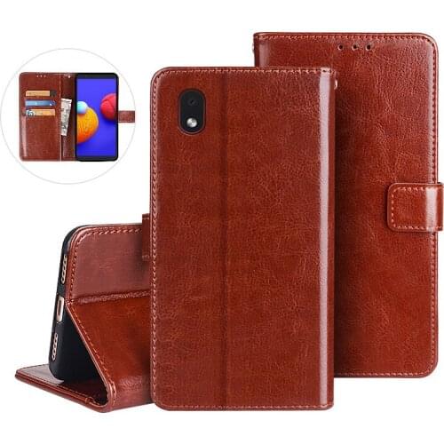 For Samsung Galaxy M01 Core Leather Case on For Coque Samsung M01 Core Premium Magnetic Flip Wallet Cover Phone Cases Fundas