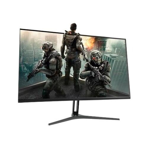Frameless design 22 inch gaming flat monitor with VGA HDMI interfaces full HD 24" 27 inch 32" curved 75Hz LCD monitor