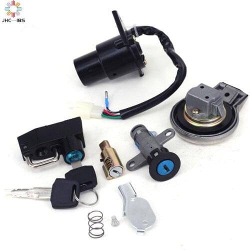 Motorcycle Lockset Ignition Key Switch Steering Fuel Gas Cap Seat Lock Keys For Yamaha Virago XV125 XV250 XV 125 250 QJ250-H