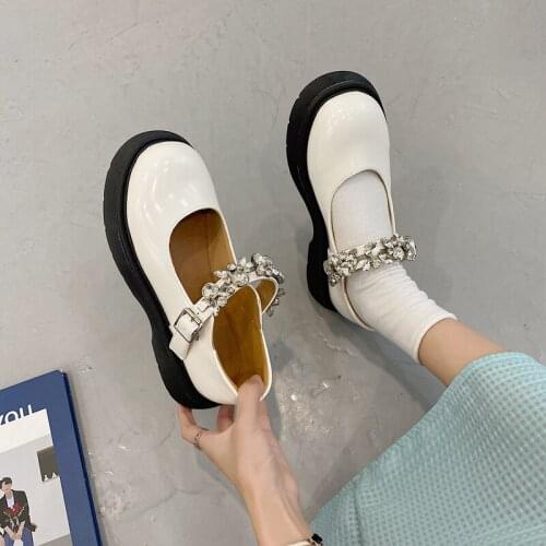 Jk Uniform Small Leather Shoes Spring And Summer New Fashion Wild Round Head Shallow Mouth Ladies Single Shoes