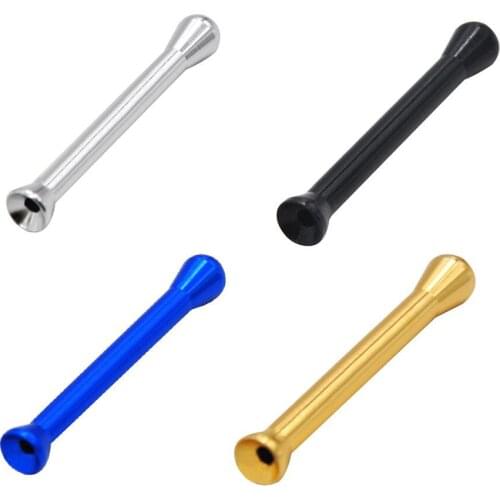 New1PC Aluminum Alloy Snuff Straw Sniffer Snorter Nasal Smoking Pipe Snuffer Nasal Smoking Accessories