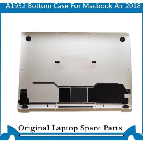 New Bottom Case for Macbook Air 13 inch A1932 D case Lower Housing Back Cover 2018 Space Gray Sliver Gold