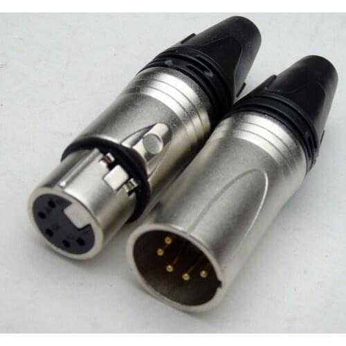 Similar 100pcs/lot Male Female 5Pin XLR Connector with 50 PCS NC5MXX & 50 PCS NC5FXX