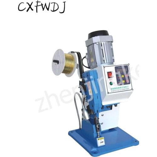Semi-Automatic Silent Copper Belt Machine Headphone Wire Copper Buckle Docking Machine Resistance Enameled Wire Crimping Machine