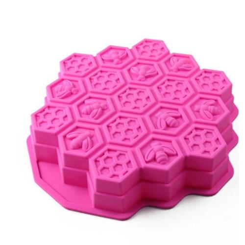 PRZY Honeycomb Cake Mold Mould Fondant Silicone Molds Silica Gel Hot Sale New Baking Biscuits Silicone Silicone Rubber 001