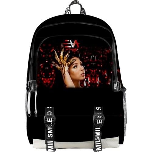 Custom eva Queen 3D Backpack Oxford Large-capacity Album Kpop schoolbag college style School Children Travel 3D Backpack
