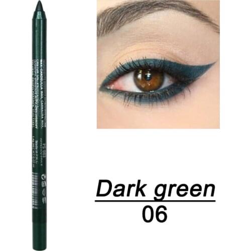 Waterproof Eyeliner Pencil Long-lasting Not Blooming Eyeshadow Colorful Eye Liner Pen Cosmetics Matte Glitter Quick Dry Eyeliner